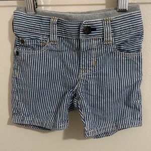 Baby Gap Boy Blue Striped Shorts Size6-12 Months